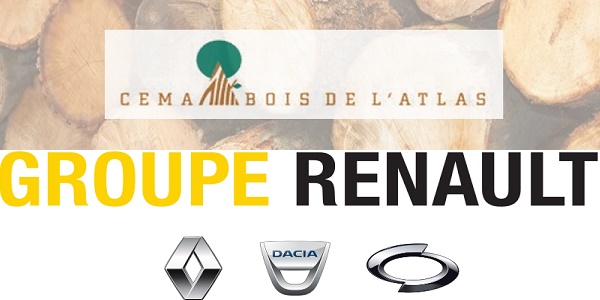 Recrutement (3) postes chez Cema Bois de l&rsquo;Atlas et Renault – توظيف (3) منصب