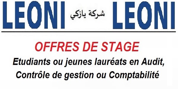 Offres de stage chez Leoni en Audit, Contrôle de gestion et Comptabilité