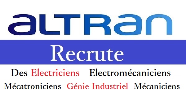 شركة Altran Casablanca تعلن عن حملة توظيف عدة مهندسين و تقنيين في: مراقبة الجودة والسلامة، الميكانيك، الكهرباء، الصيانة،…
