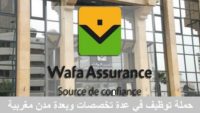 شركة WAFA ASSURANCE تعلن عن حملة توظيف في عدة تخصصات