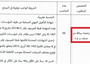 للمتوفرين على رخصة السياقة .. كونكورات جداد في مجلس جهة مراكش آسفي آخر أجل 7 شتنبر 2022