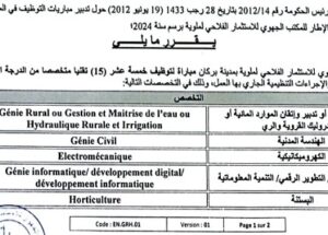 المكتب الجهوي للاستثمار الفلاحي لملوية : مباريات لتوظيف 35 مناصب. آخر أجل 23 أبريل 2026